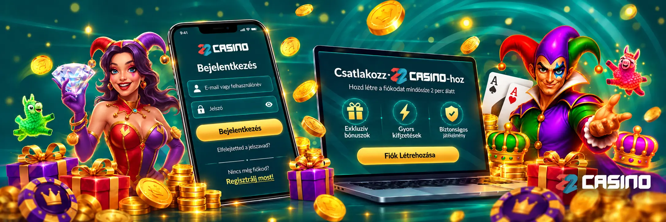 Mobilos Élmény A 22Casino-nál