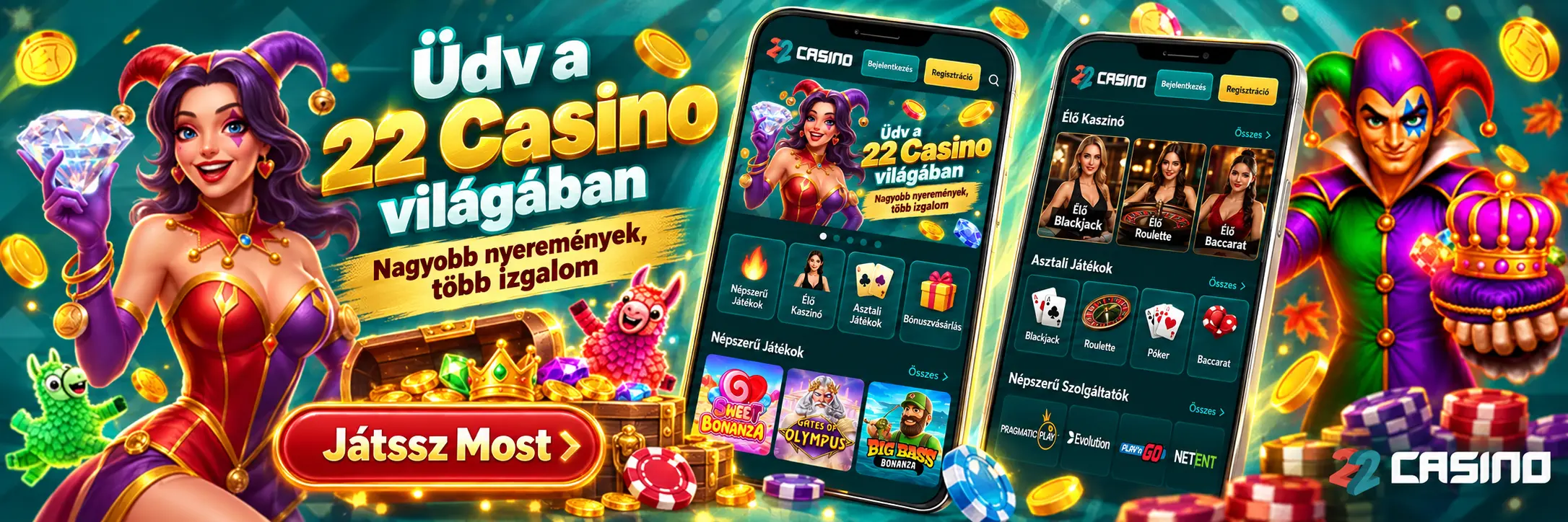 22Casino Fizetési Módok És Pénznemek